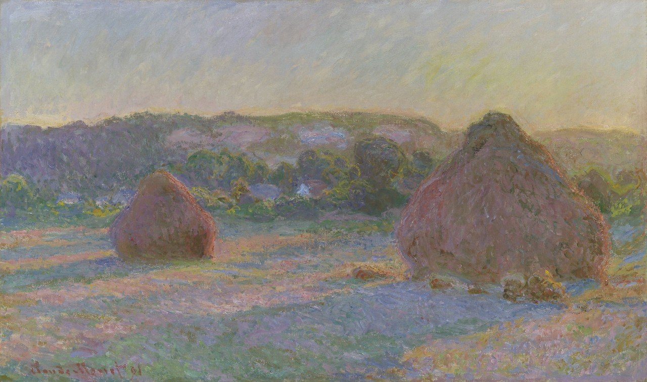 Ｃｌａｕｄｅ Ｍｏｎｅｔ・クロード・モネ、ジヴェルニーの積わら、希少 Claude Monet・クロード・モネ、ジヴェルニーの積