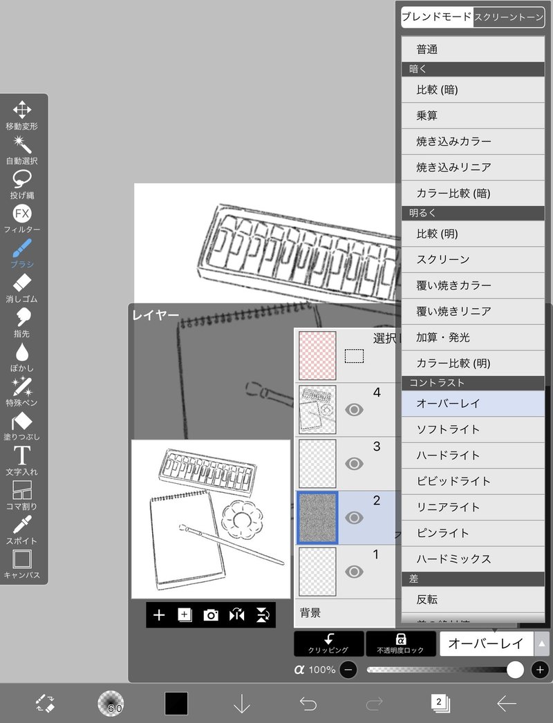 メイキング アイビスペイントで水彩風に塗る方法 おがわ わこと Note