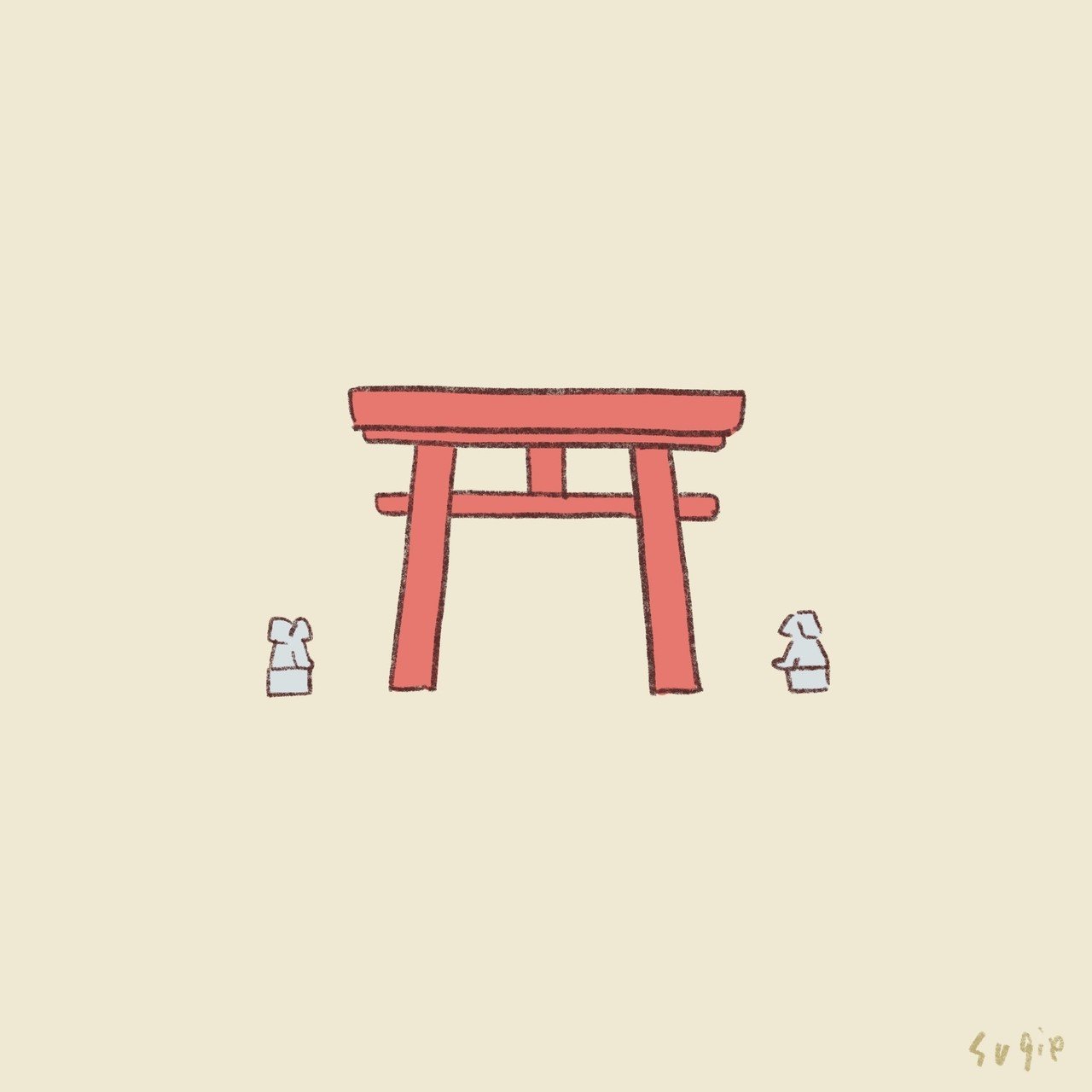 鳥居 家からジョギングして7分くらいのところに神社がありました お参りすれば 往復でちょうど15分 毎朝参拝することにします 杉江慎介 デザイナー Note
