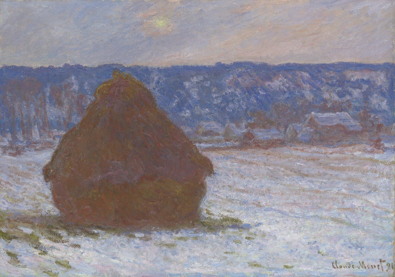 クロード・モネ 《積みわら》の連作 〜 アートの聖地巡礼（米国