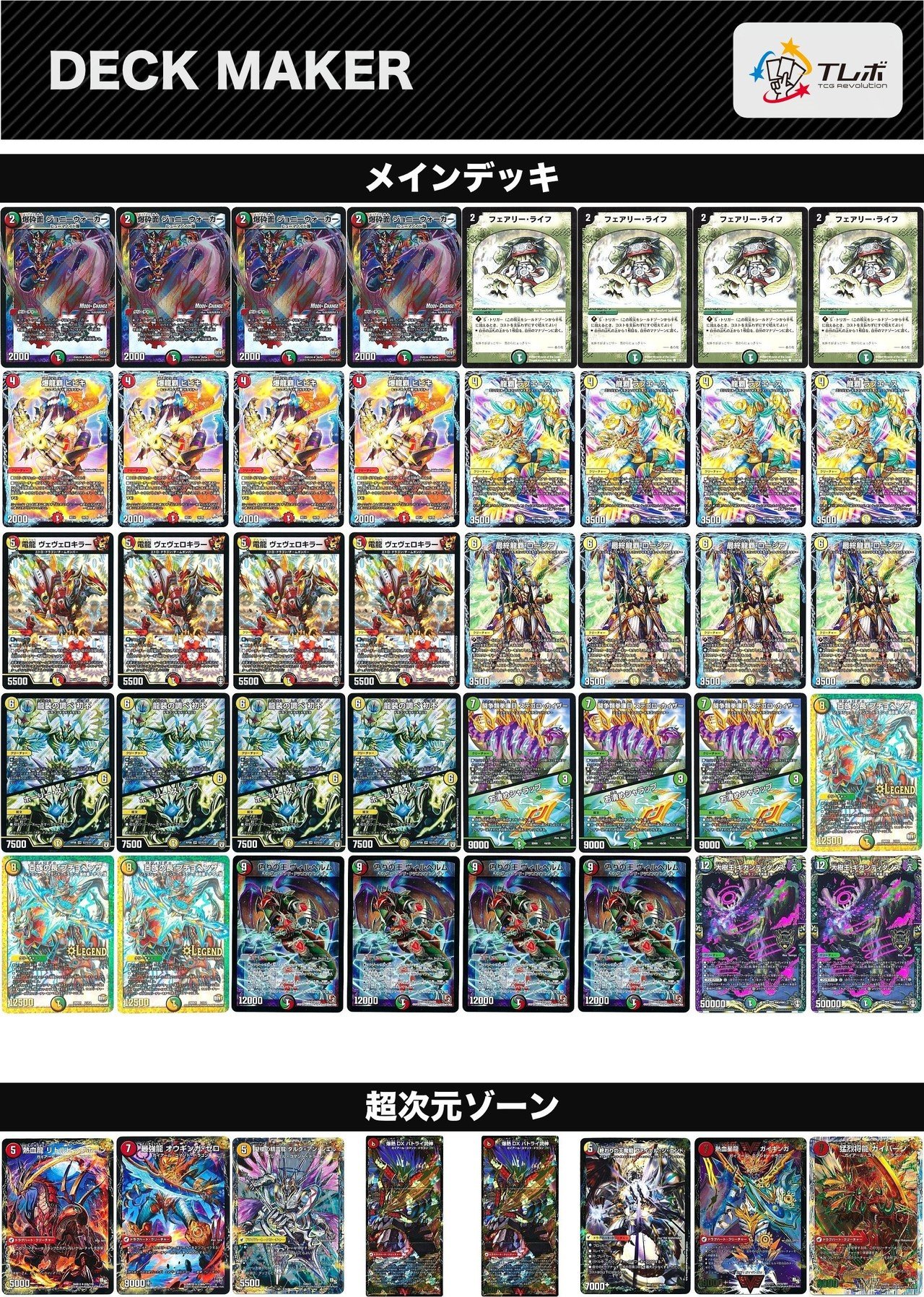 ヘブフォドラグナー/ラッカドナグナー/殿堂ゼロ ヘブフォドラグナー/ラッカドナグナー/殿堂ゼロ