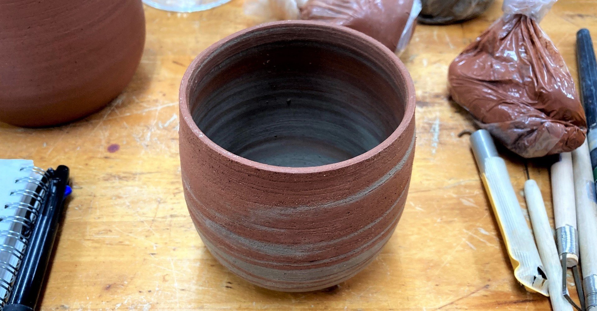 滲透彩磁「組子－麻の葉模様 深鉢」磁器／日本橋高島屋 | 陶芸家