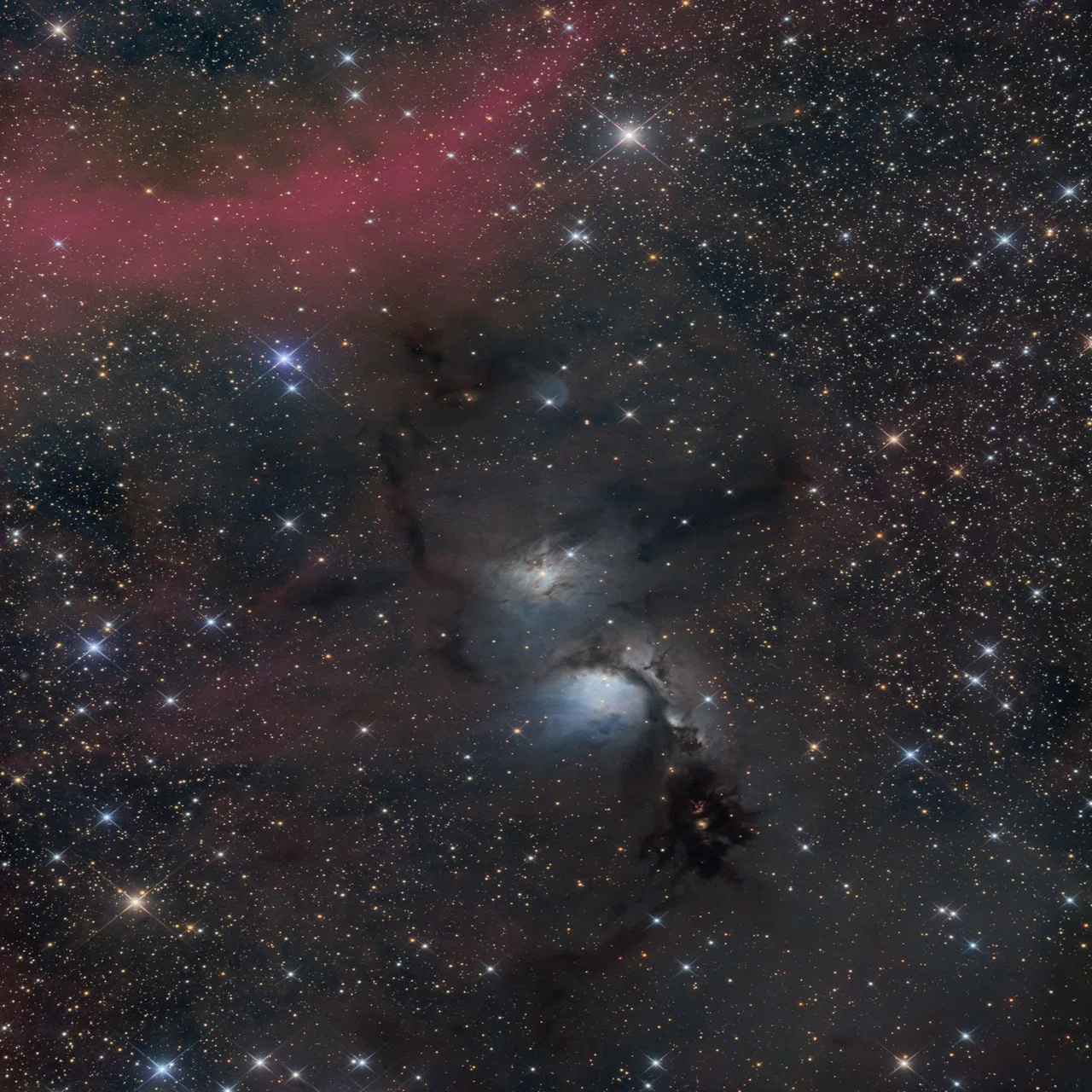 きみ〜にも、みえ〜る、ウルトラの星」を探してみた、、、M78星雲を 