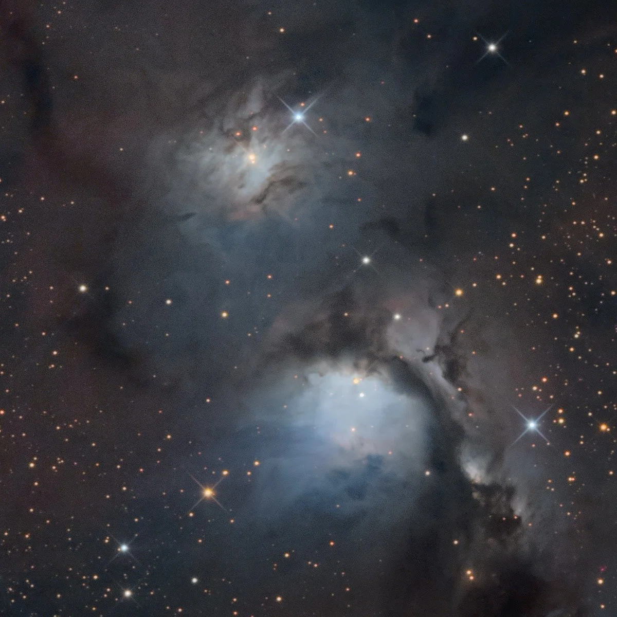 きみ〜にも、みえ〜る、ウルトラの星」を探してみた、、、M78星雲を 