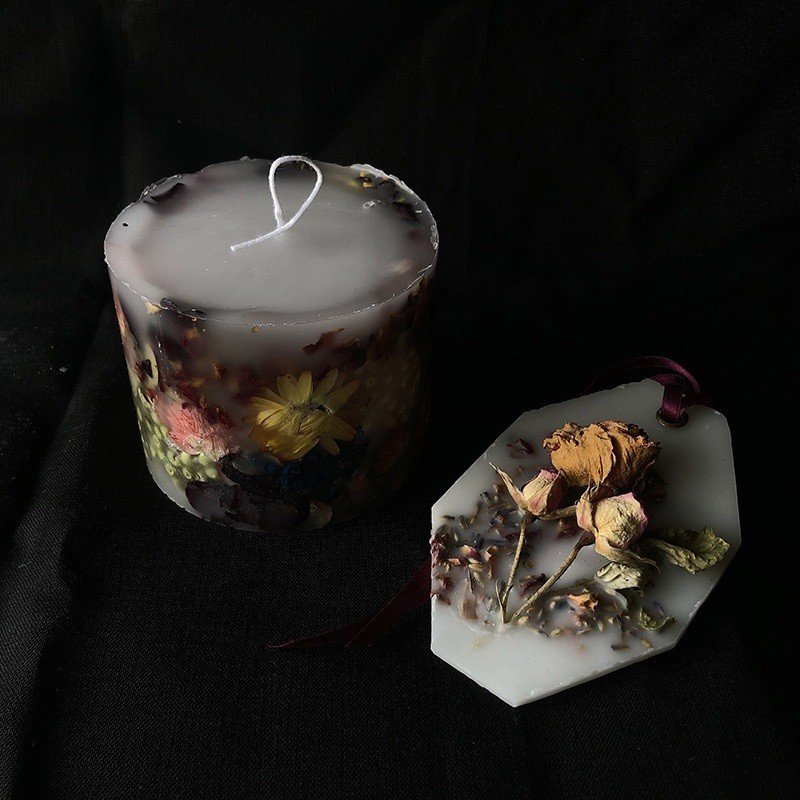 No.352 ボタニカルキャンドルソイキャンドル ハンドメイド