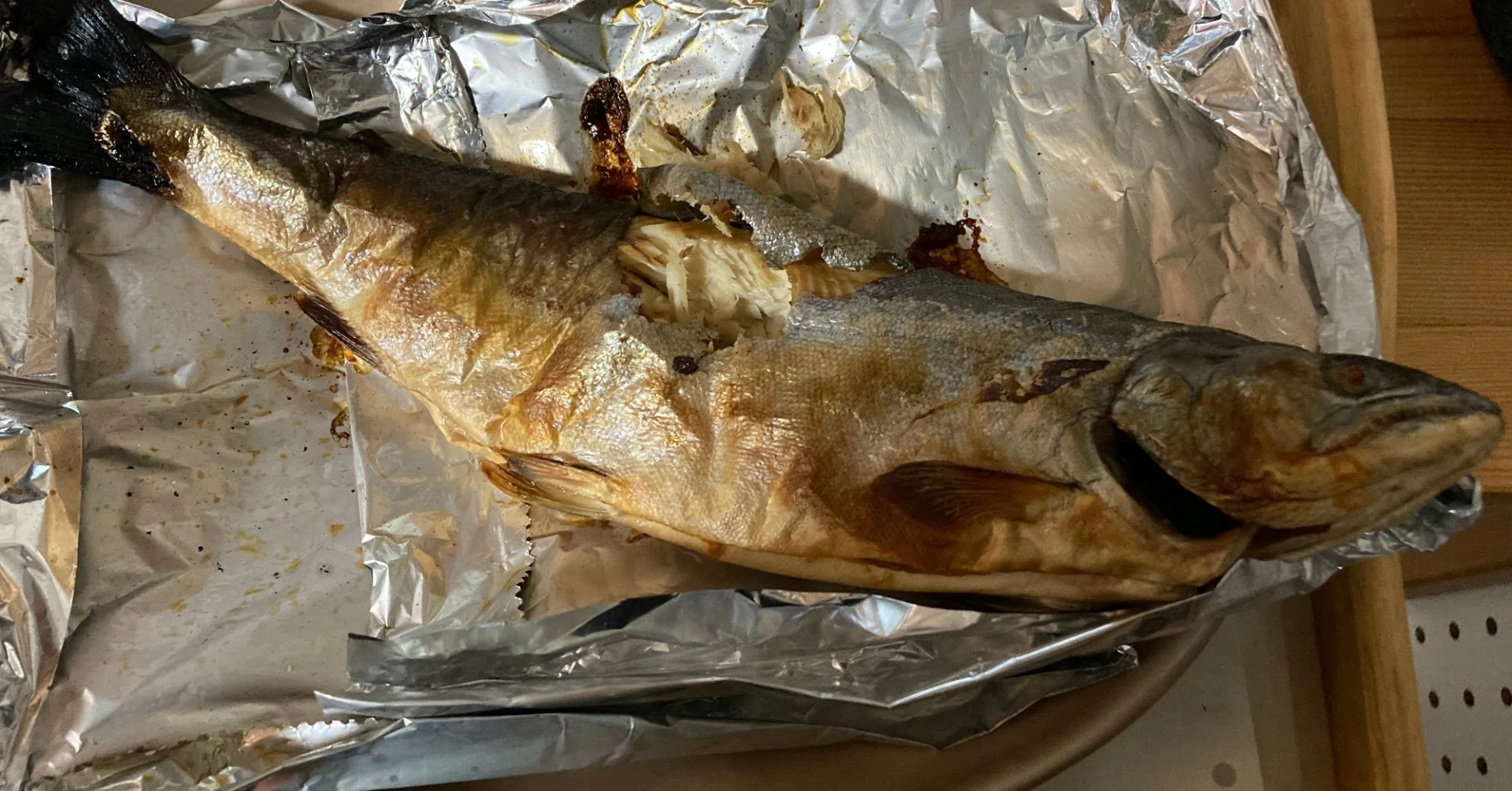 オーブントースターで魚を焼く方法 小屋暮らし59日目 一城ひとま Note