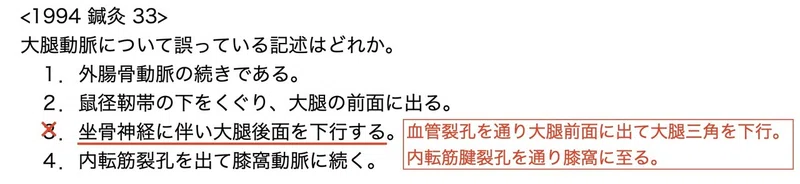 2 8 3 循環器系 下肢の脈管 国試過去問 黒澤一弘 Note