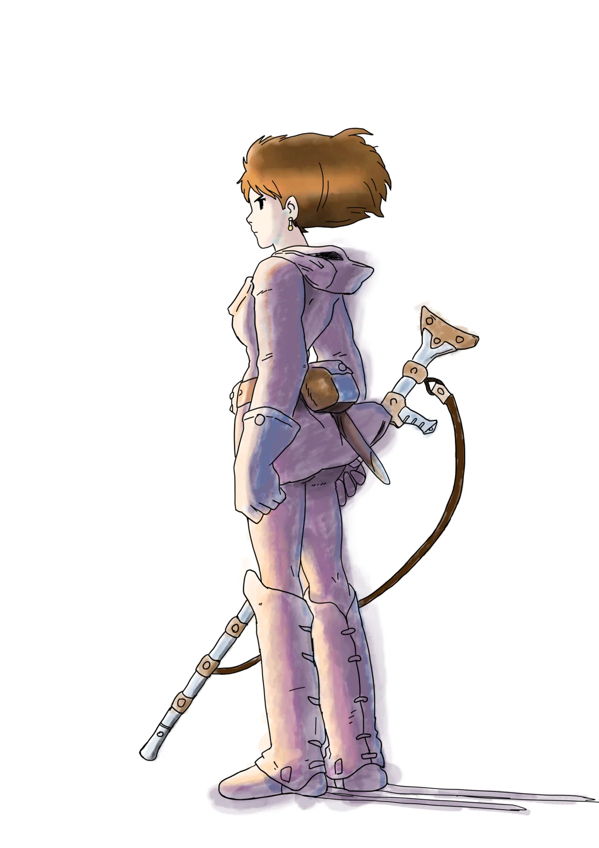 模写イラスト】風の谷のナウシカ｜hajimeb