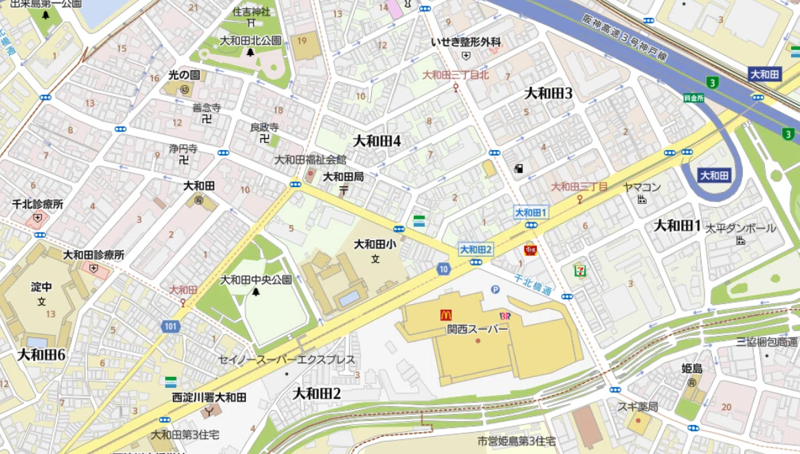 西淀川区大和田