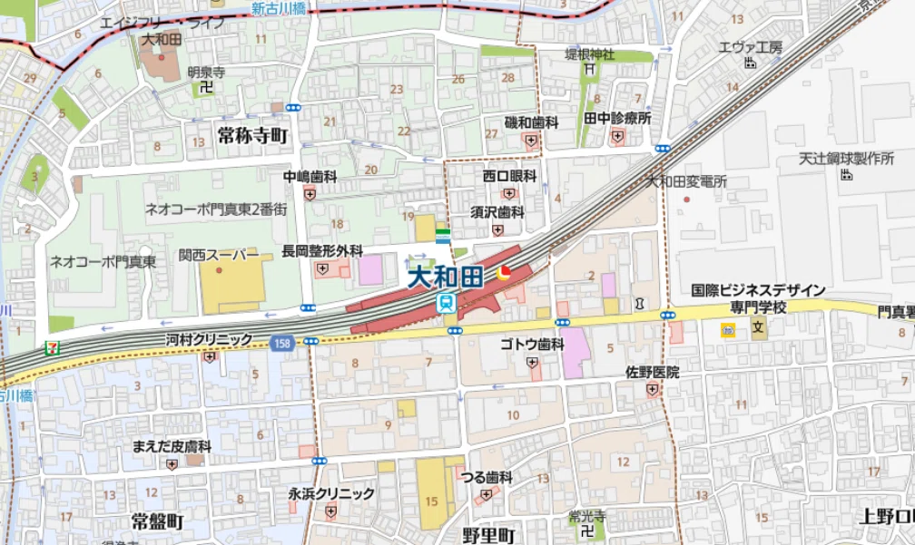門真市大和田