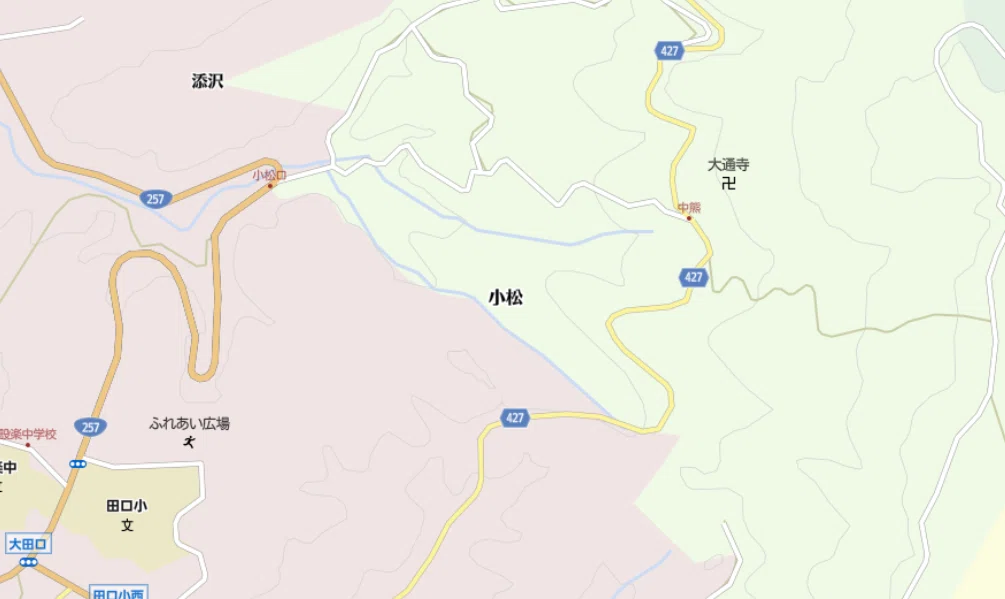設楽町小松
