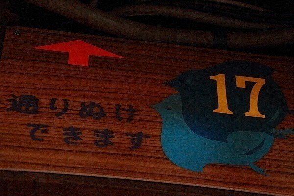 【アイコンにいかがですか】先斗町・路地の札