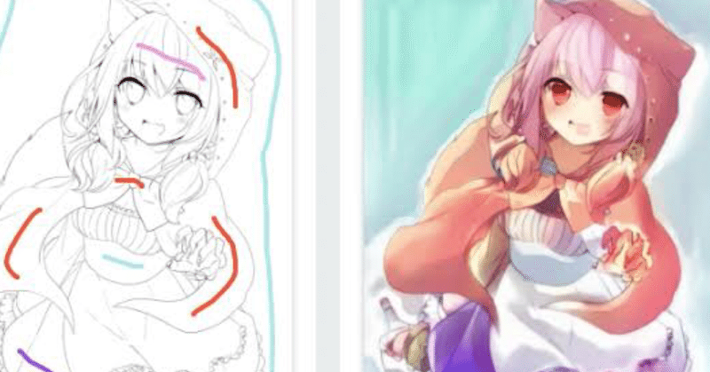 Aiが塗り絵代行 線画自動着色サービス Petalica Paint Shukua Note