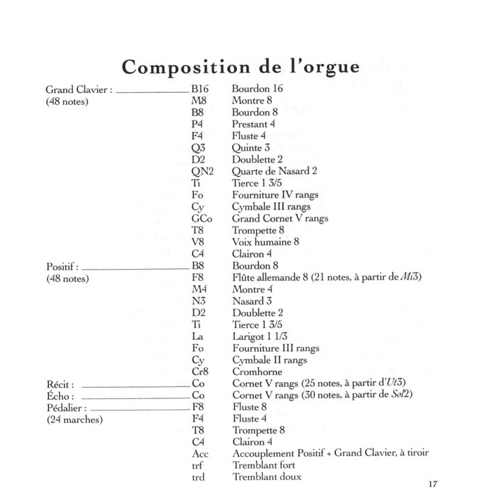 鍵盤楽器音楽の歴史（51）フランス古典オルガンの手引き｜影踏丸