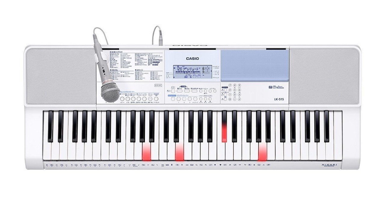 即日発送】CASIO LK-222 光ナビゲーションキーボード 曲が
