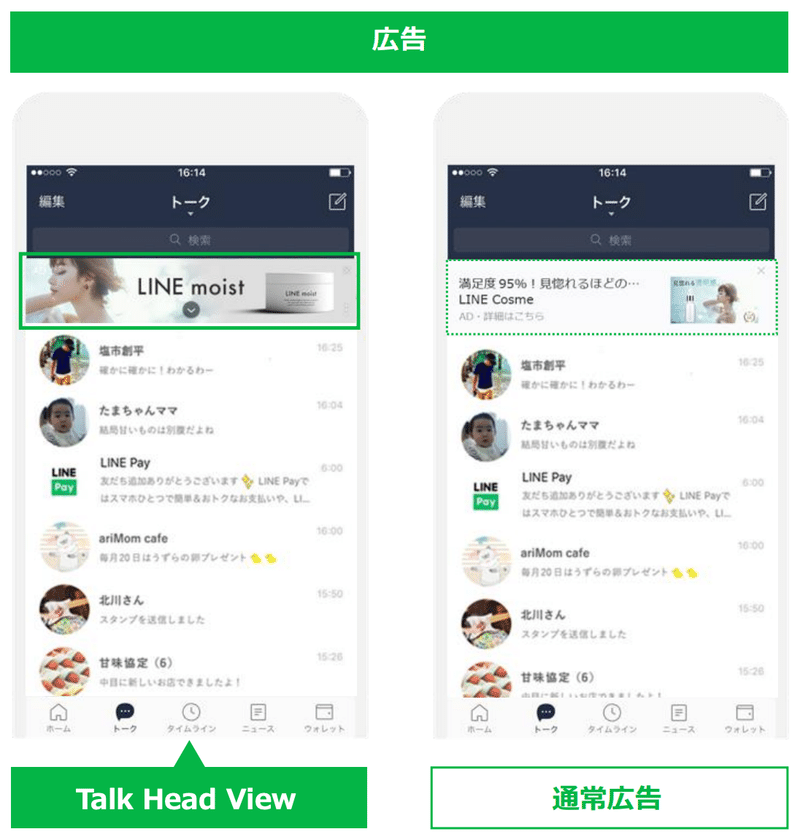 Lineのトーク画面の広告って何円か知ってますか Agari 面白広告pr紹介 Note