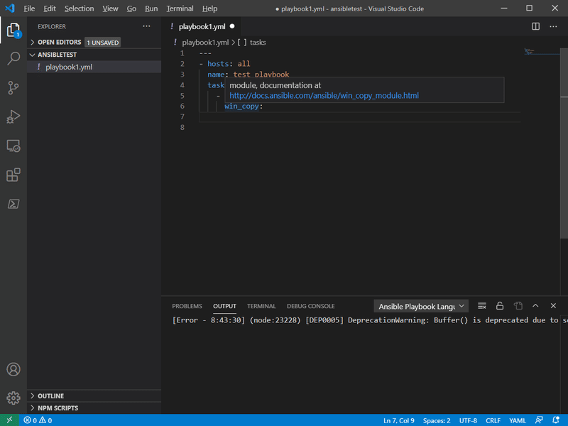 Vscodeのansible Extension Shift Group 技術ブログ Note