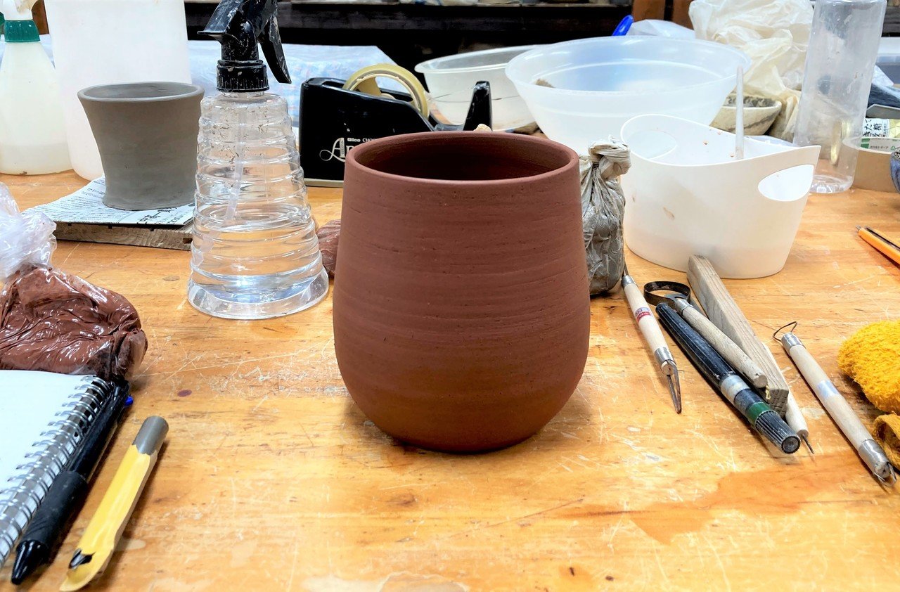 no.25 机の上に置く植木鉢 作成編｜Nao🍎＠陶芸主婦