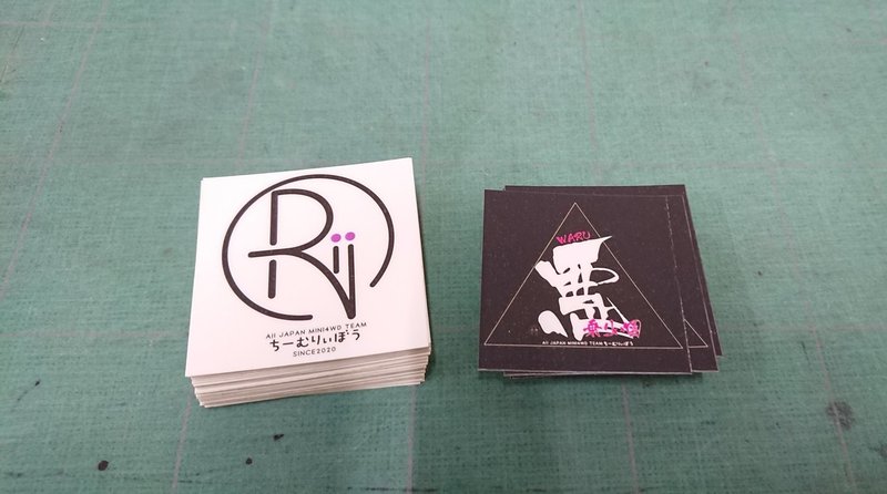 ミニ四駆チームステッカーという交流ツール Swin5 Note