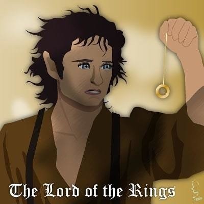 ロード オブ ザ リング よりホビット族フロドを演じた イライジャ ウッド のイラスト 輝っち Note ロード オブ ザ リング よりホビット族フロドを演じた イライジャ ウッド のイラスト 輝っち Note