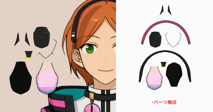 あんスタ Live2dモデルの制作あれこれ Happy Elements カカリアスタジオ Note