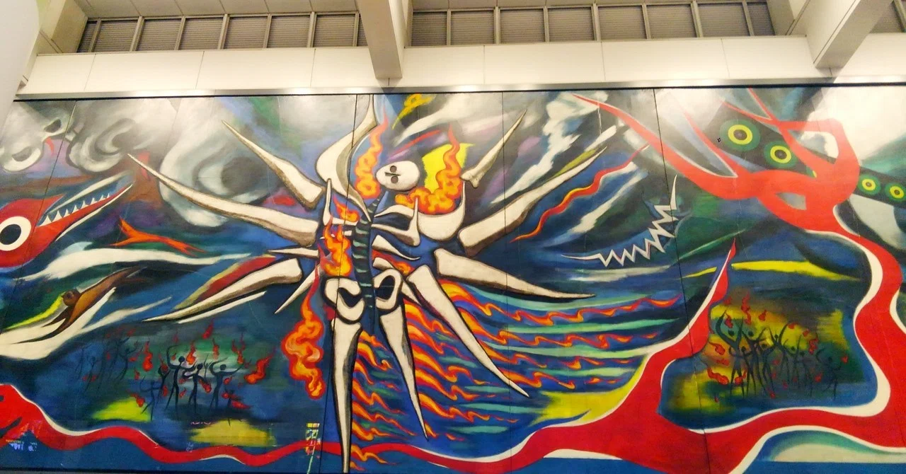 ネーミングが作品を引き立てる。岡本太郎「明日の神話」のネーミングの