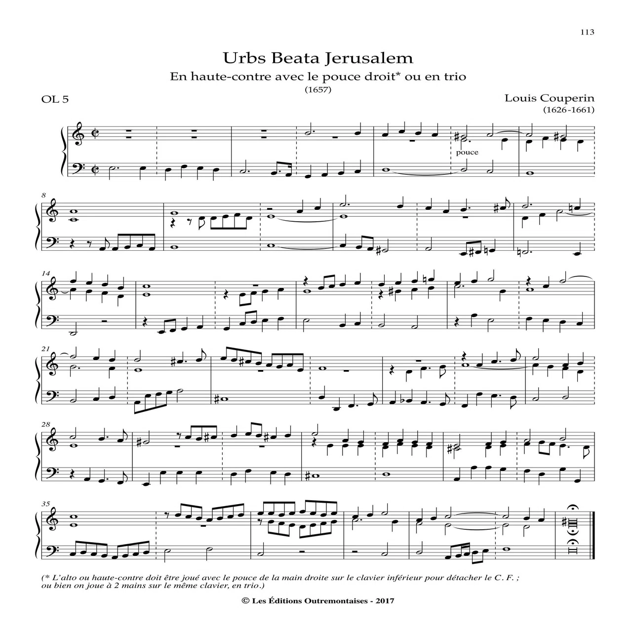 鍵盤楽器音楽の歴史（52）ルイ・クープランのオルガン作品｜影踏丸