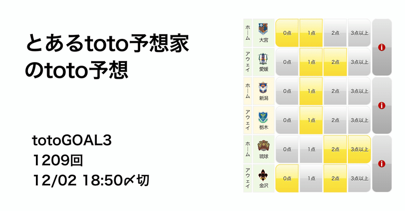 予想 toto