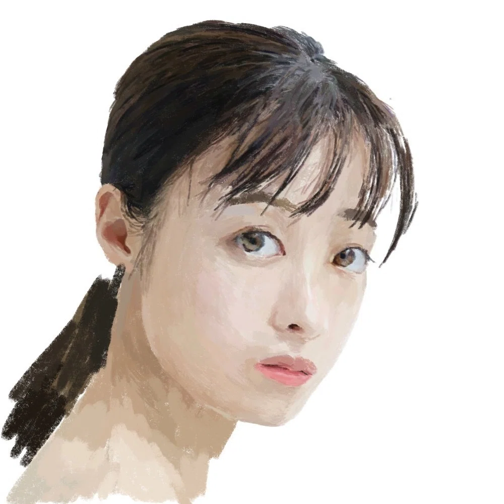 橋本環奈を描いてみた｜Masaaki Mitsuyasu