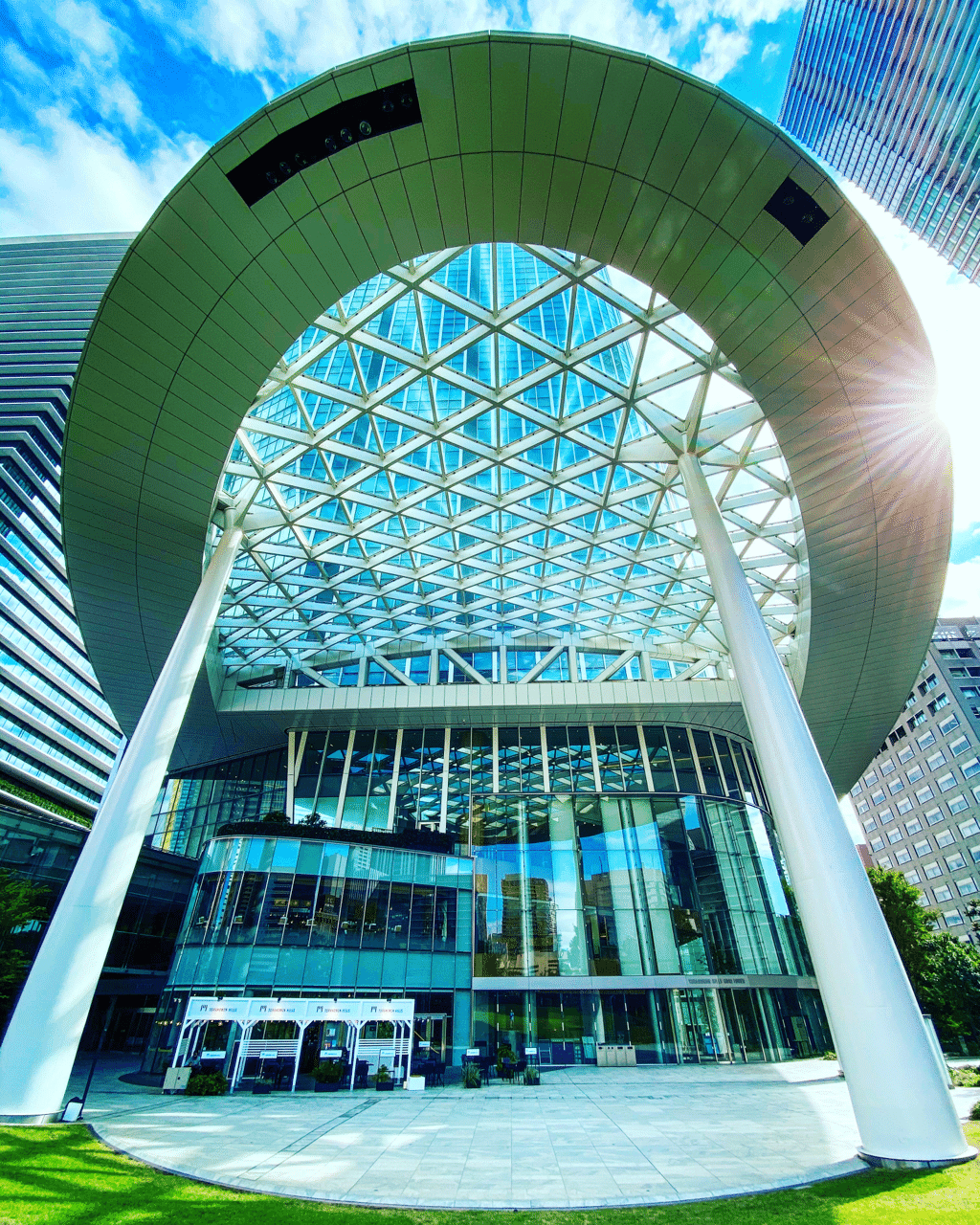 東京建築巡り 虎ノ門の大屋根 Tanrock 東京の建築 アート巡りオタク Note