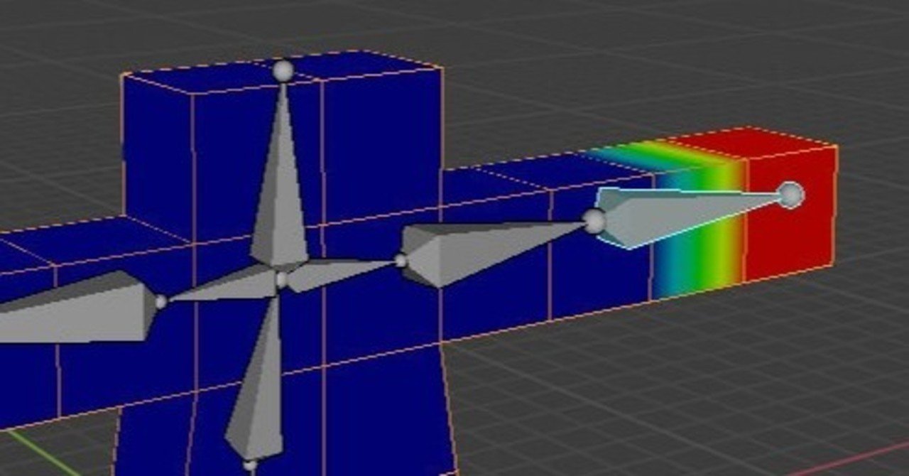 Blender あとから ウェイトの反転コピー をする Yugaki Note