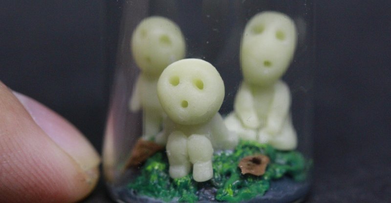 樹脂粘土でこだまを作ってみた Kotsumeka Note 樹脂粘土でこだまを作ってみた Kotsumeka Note