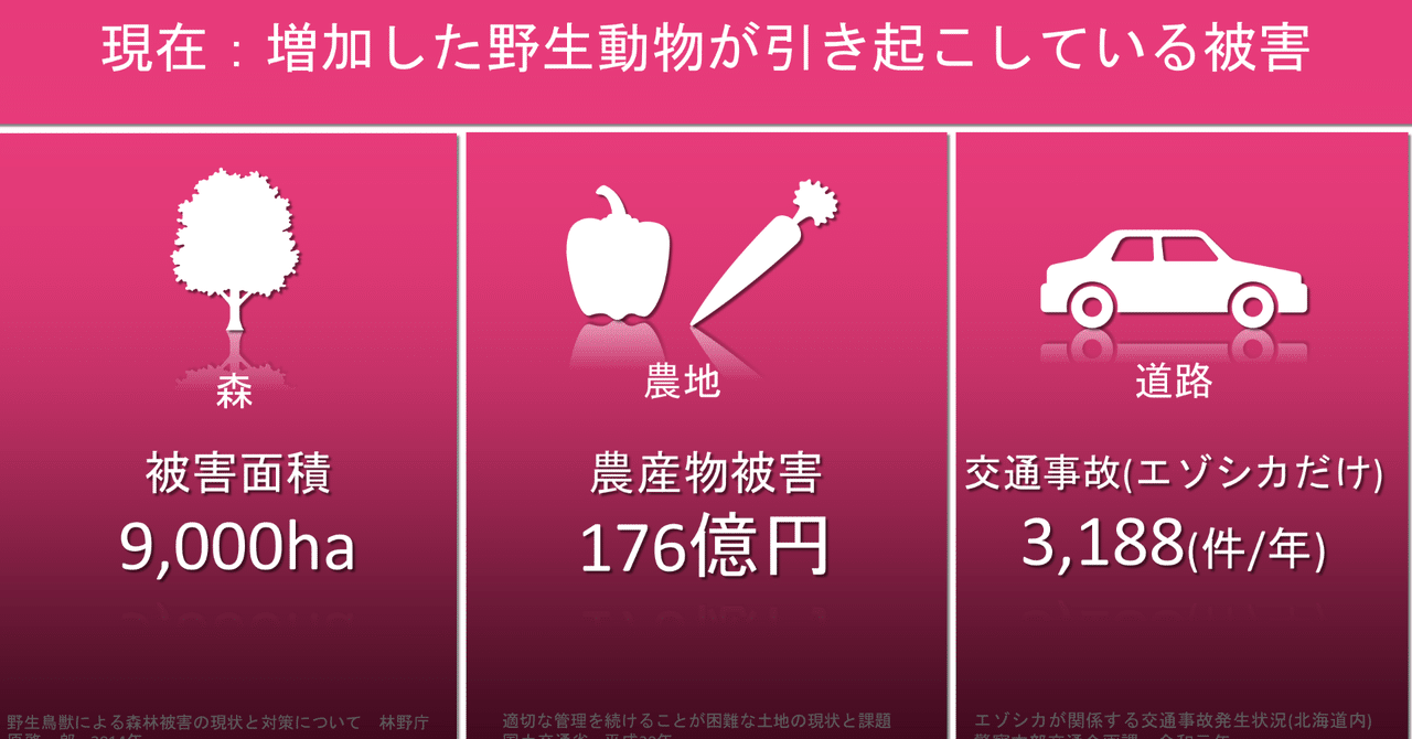 まとめ】シカ問題を図解してみた【地方で深刻】｜OKよーへー