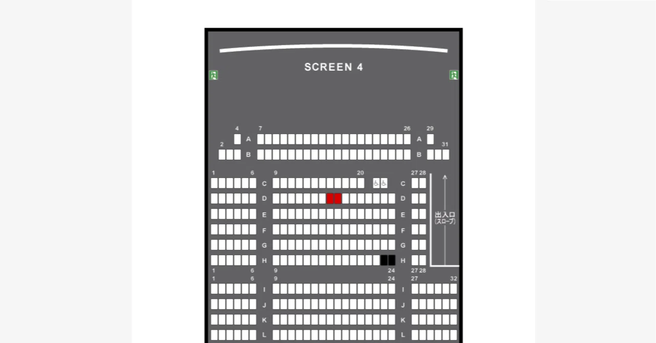 映画館は 前の方で見るのが好きですが 前過ぎてときどき後悔する僕のメモ Tohoシネマズ日比谷 スクリーン4 Imax 長岡さん Note