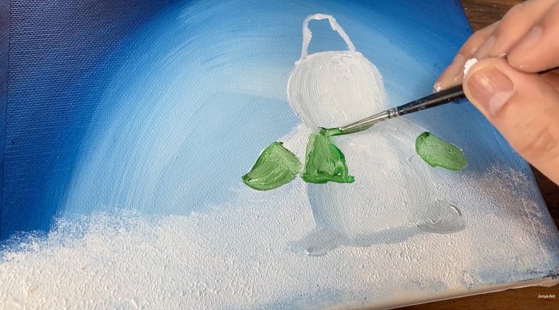 アクリル絵の具で 雪だるまとかまくら を描く方法 初心者が簡単に絵を描く方法 Junya Art Note アクリル絵の具で 雪だるまとかまくら を描く方法 初心者が簡単に絵を描く方法 Junya Art Note