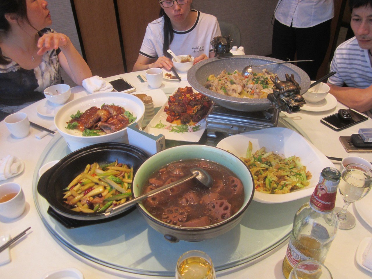 中国の料理 円卓1