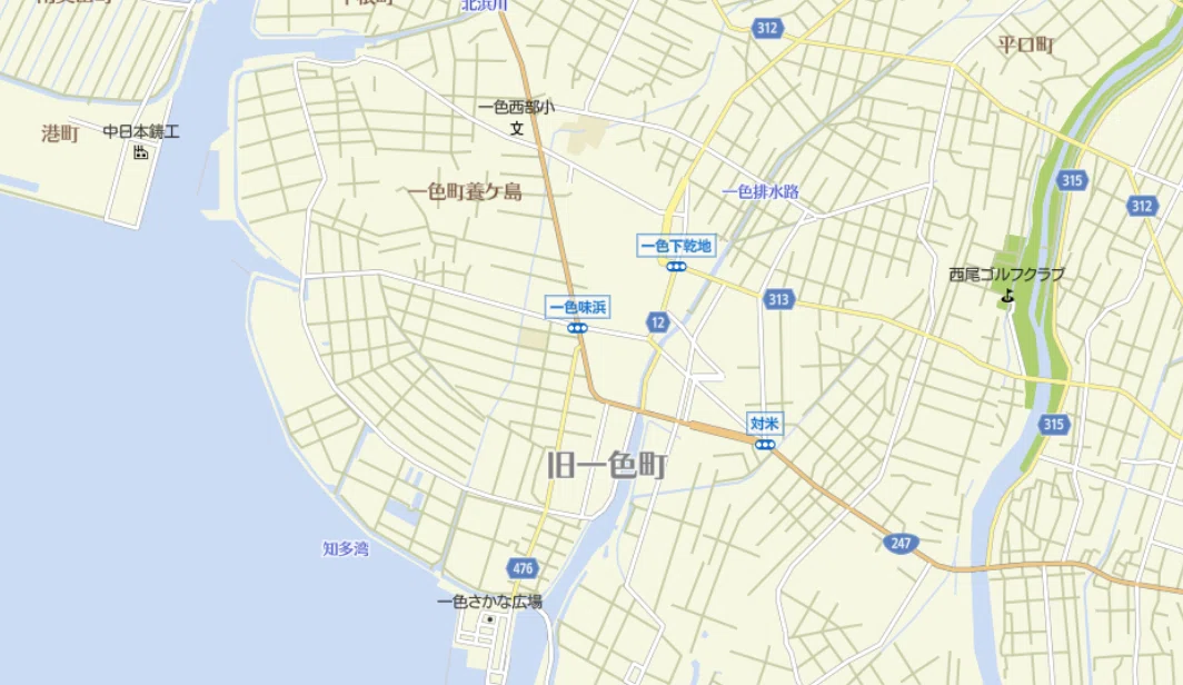 西尾市一色町