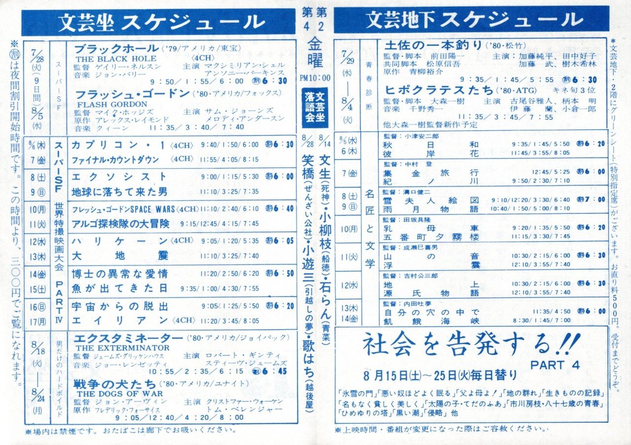 あの頃 文芸坐で 55 大森一樹監督の医学映画を観に行った そしてキャンディーズ 土佐一本釣り ヒポクラテスたち 前立腺の病気と予防 谷口浩之 Note