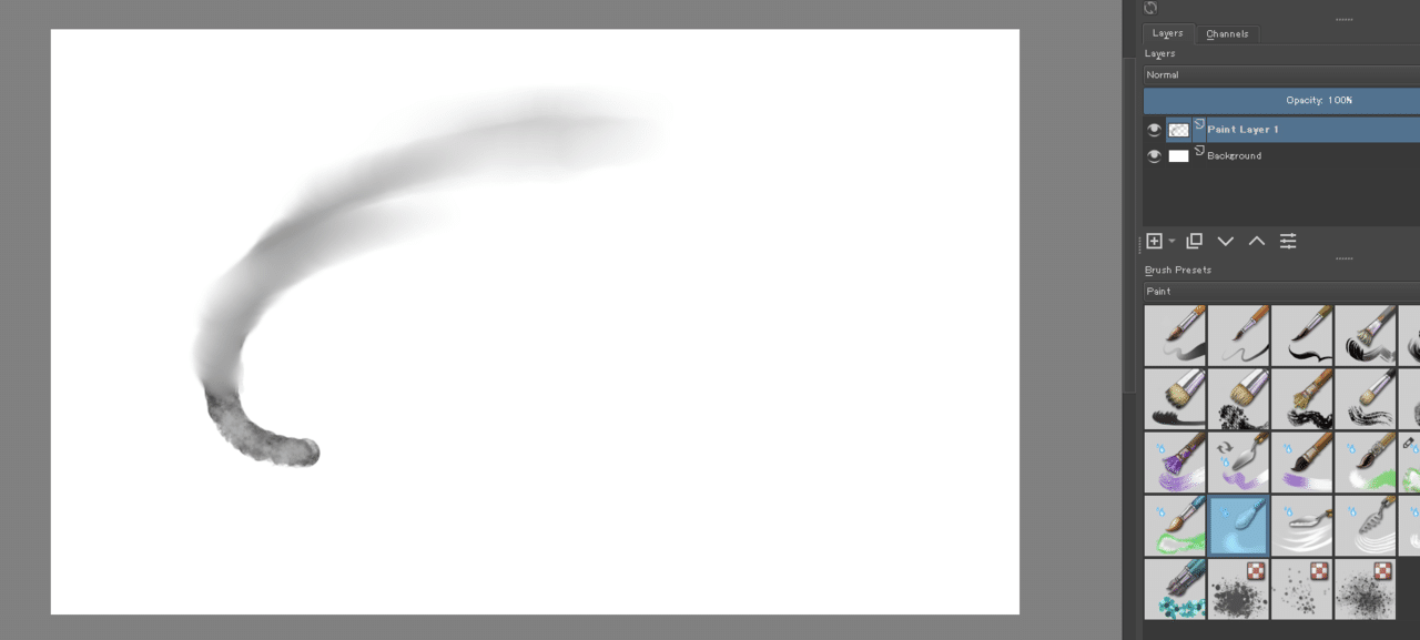 Kritaだと 水彩ブラシ はどれ Krita イラスト Clipstudio サンフラワーふじ Note