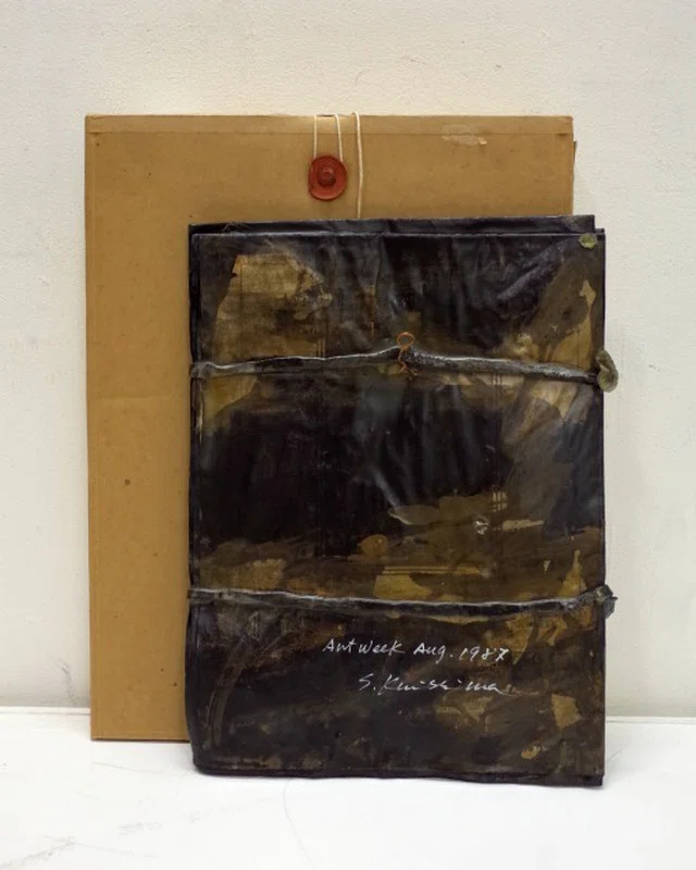 Seiji Kunishima 国島征二 Wrapped Works “Artweek” Aug.,1987