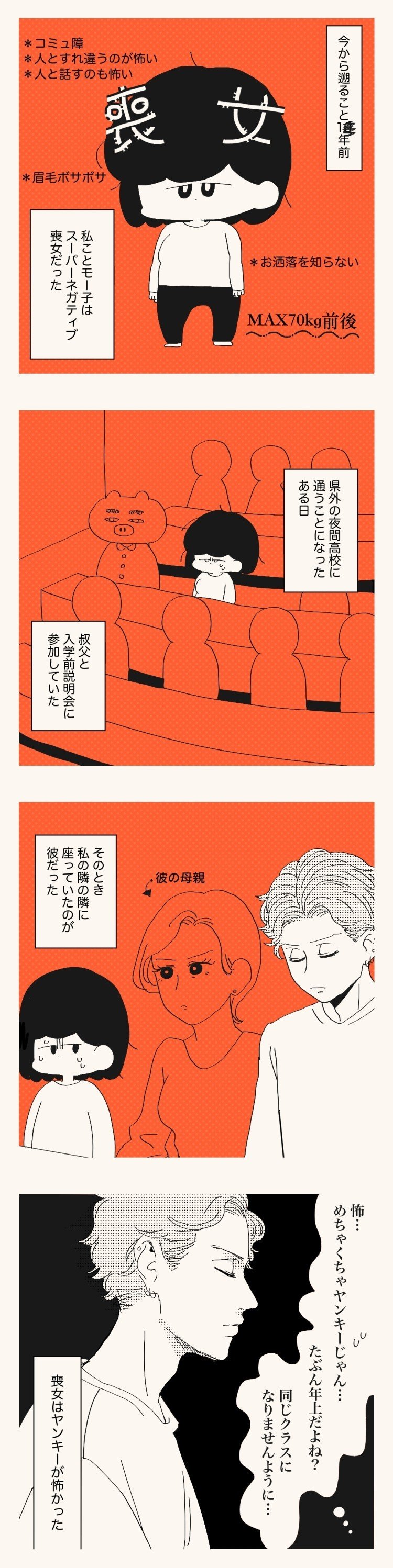 太っちょ喪女がヤンキーに恋して16キロ痩せた話その モー子 Note