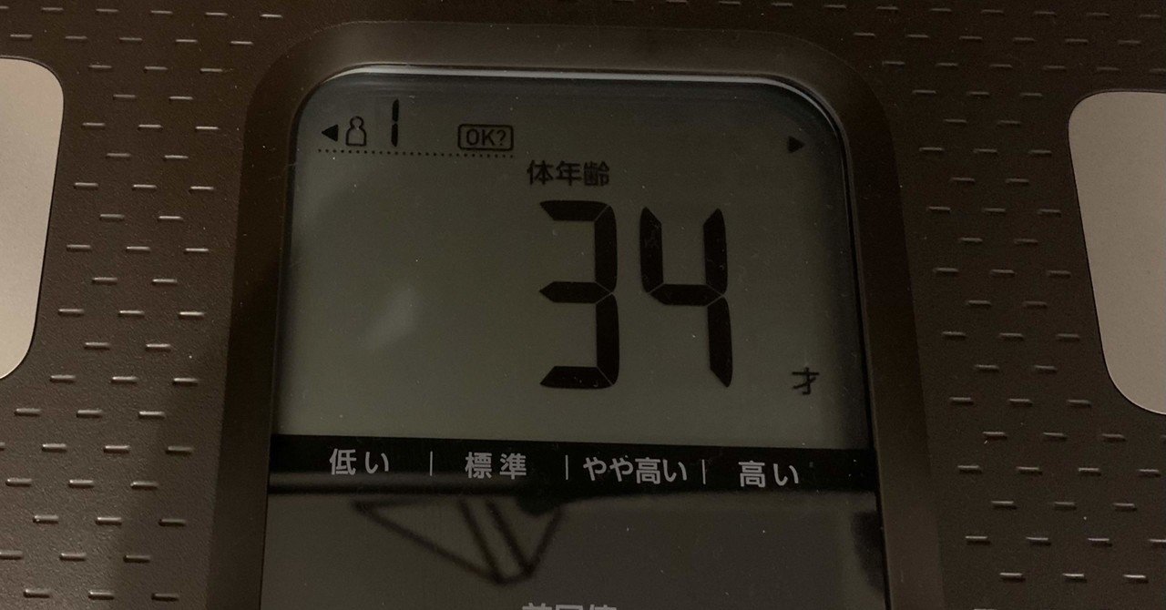 体年齢 ﾟdﾟ Satomegu ゆる く継続note Note