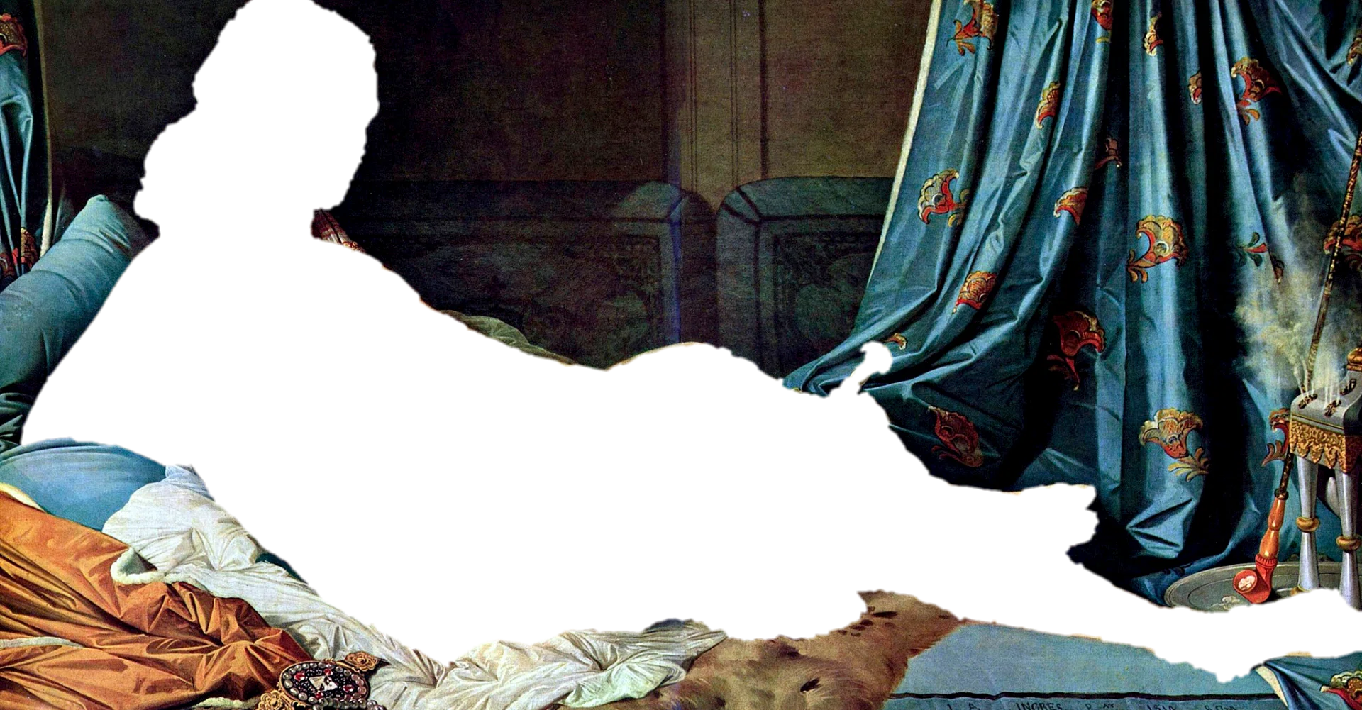 グランド・オダリスク　アングル　複製画　西洋美術　ルーブル美術館　西洋絵画　額装 絵画の楽しみ方教えます 9 アングル「グランド・オダリスク」｜降幡順治
