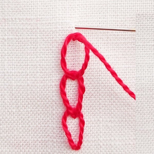 チェーンステッチ刺繍 60s MARK&SONS コットン カバーオール 赤 チェーンステッチ刺繍 60s MARK&SONS コットン カバーオール 赤