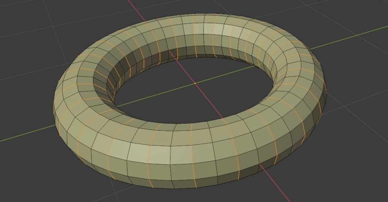 Blender エッジループを一つ飛ばしに選択する Yugaki Note