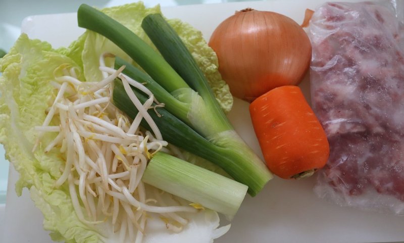 簡単肉入り野菜炒め ホットクックレシピ 58 グローバルこうちゃん Note