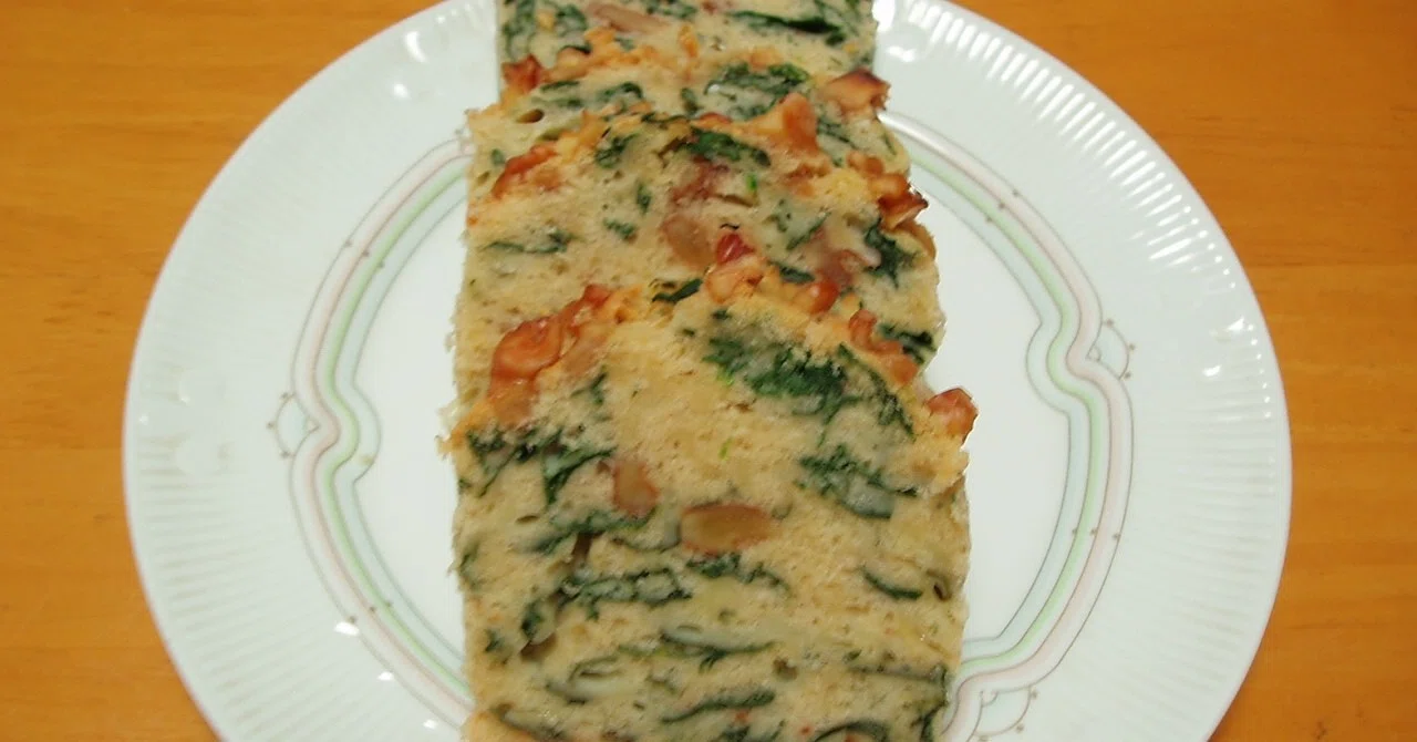Bath Salt Rice Spinach Cake Salé|ふぅさん