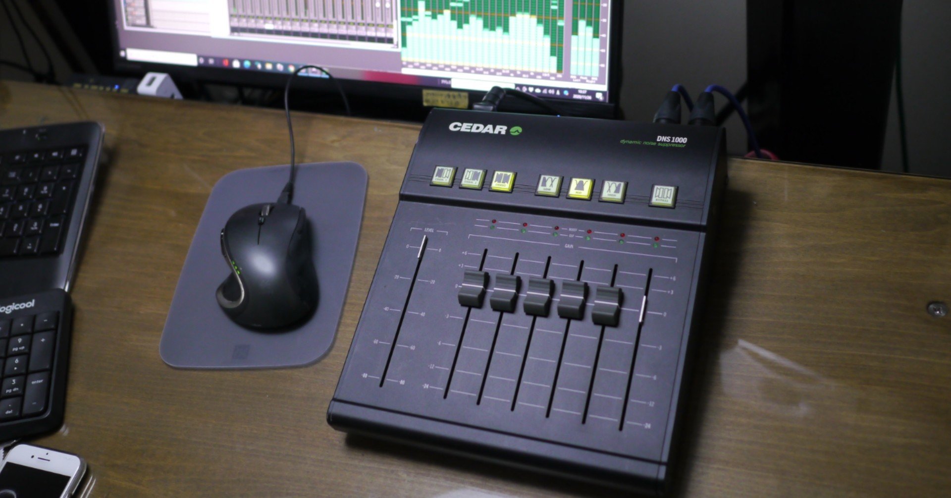 【希少】CEDAR ノイズサプレッサー DNS1000 背景ノイズを驚く効果で除去してくれるノイズサプレッサーCEDAR