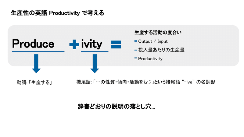 (For note) Outcomes over Output_ Productivityの高い組織への変革-3
