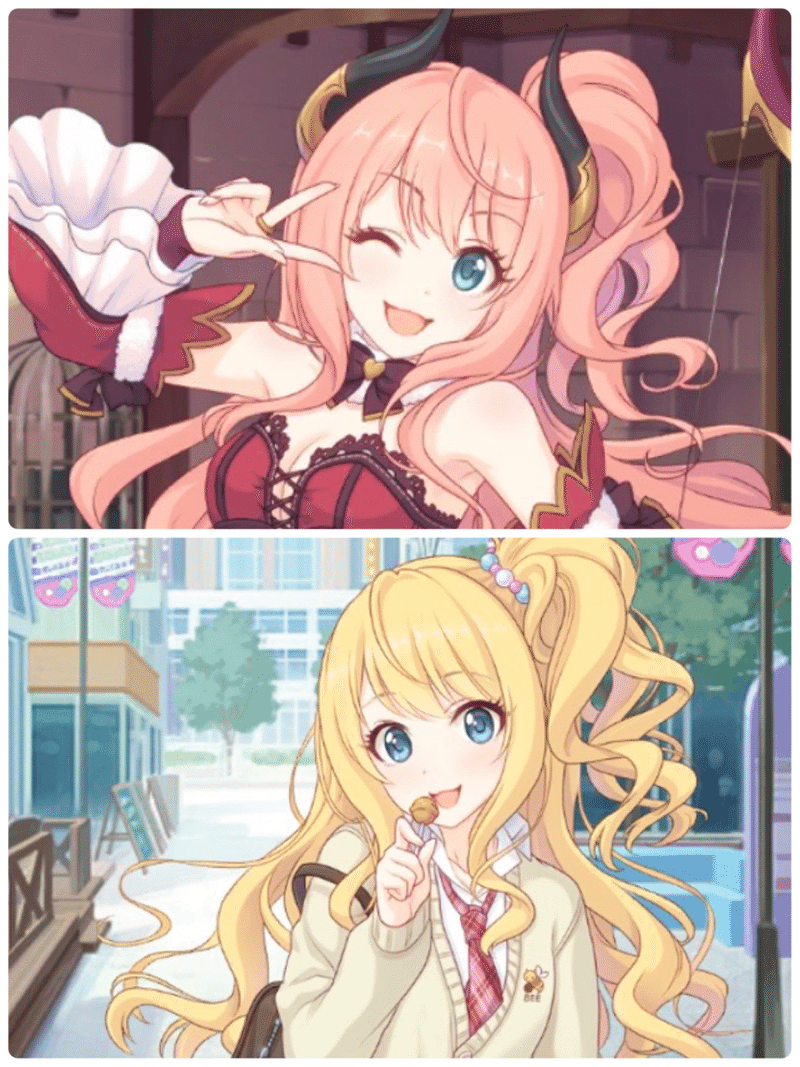 ネタバレ注意 プリコネキャラの本編の世界と 夢 の見た目の比較 マオ Note